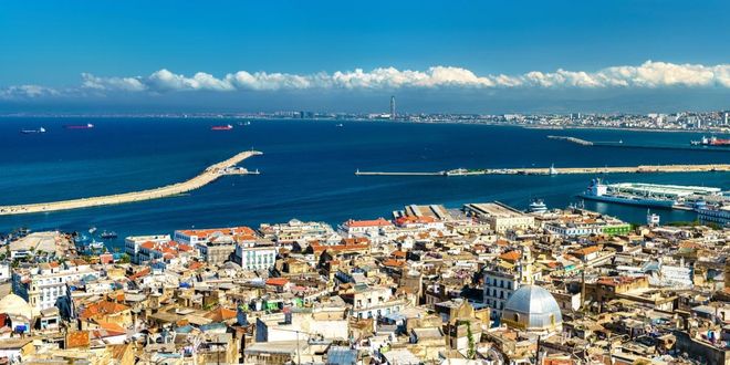La città e il porto di Algeri