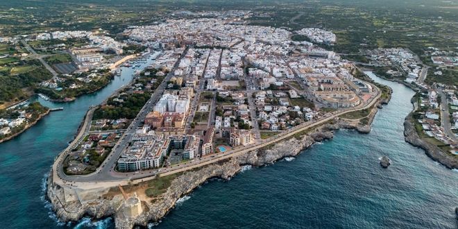 The city of Ciutadella in Menorca, Balearic Islands, Spain