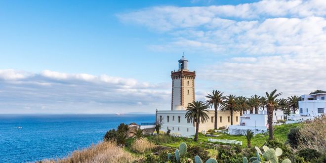 Lighthouse at Cape Spartel in Tangier, Morocco
