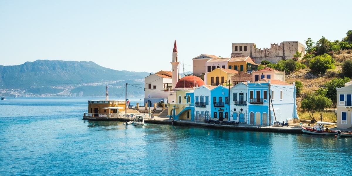 Το λιμάνι στο Καστελλόριζο