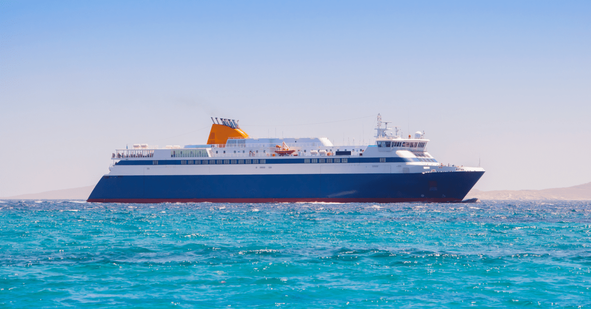 distance from athens to paros by ferry