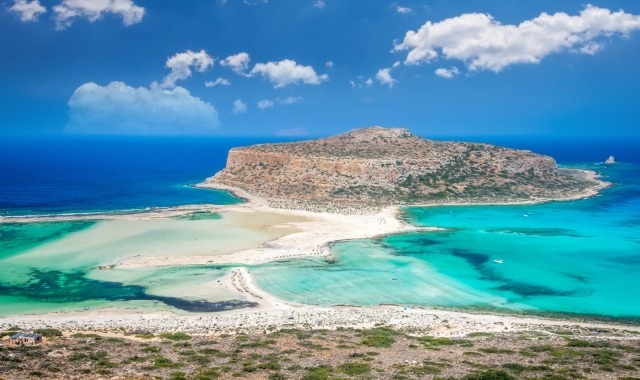 Balos beach in Crete, Greece