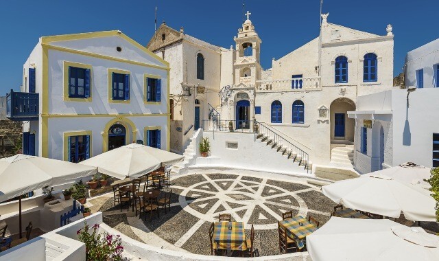 Nikia village in Nisyros, Greece