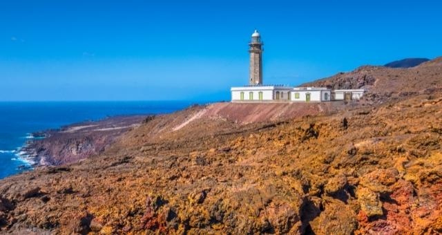 O farol de Orchilla na ilha de El Hierro, em Espanha