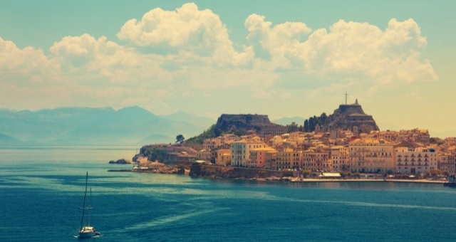 The port of Corfu