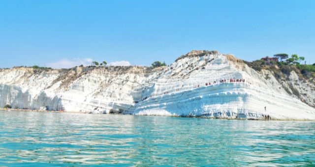 The “Stair of the Turks” cliff in Italy