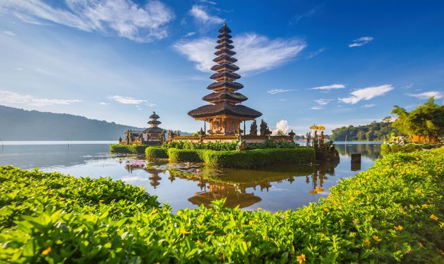 Pura Ulun Danu Bratan or Pura Beratan Temple in Bali