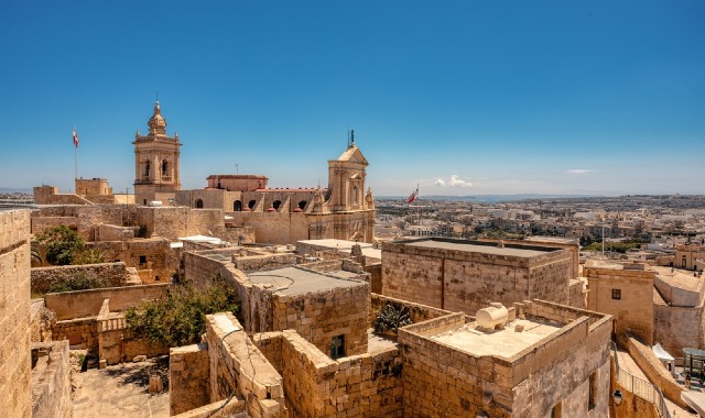 Fortezza della cittadella di Victoria sull'isola di Gozo, Malta