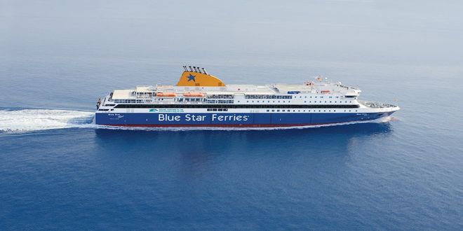 Το πλοίο Blue Star Patmos εν πλω
