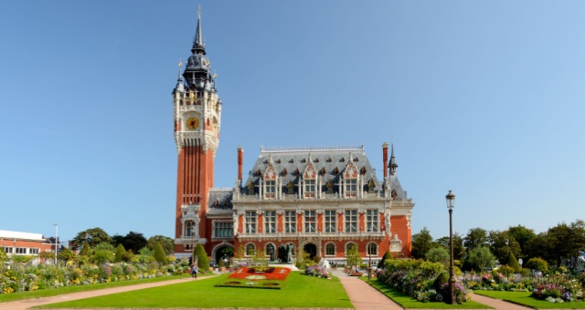 The Townhall (Hôtel de Ville) of Calais in northern France