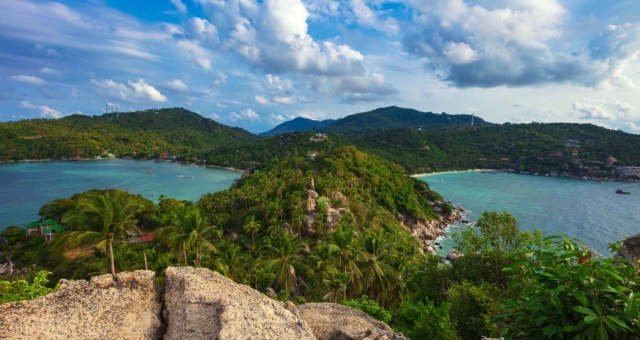 John-Suwan Viewpoint at Koh Tao in Surat Thani, Thailand