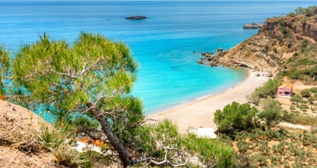 Agia Fotia beach in Ierapetra, Crete