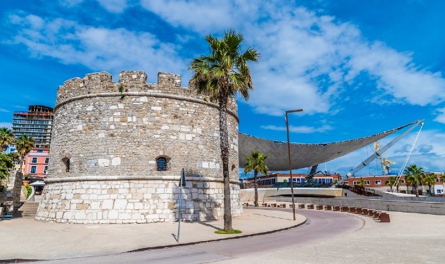 La torre veneziana di Durazzo, in Albania