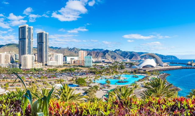 Vista panoramica della città di Santa Cruz de Tenerife