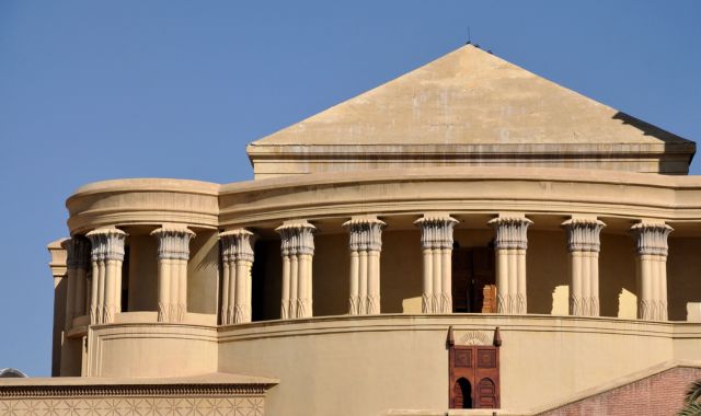 View of the Royal Theatre in Marrakech, Morocco