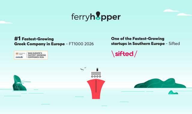Riconoscimento Ferryhopper come una delle aziende con più alto tasso di crescita