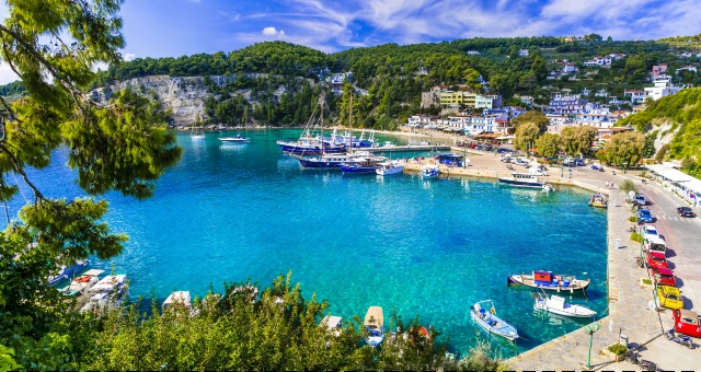 The port of Patitiri in Alonissos