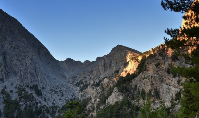 Die Schlucht von Samaria auf Kreta