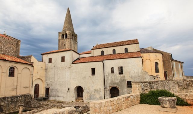 The historical complex of the Euphrasian Basilica in Poreč