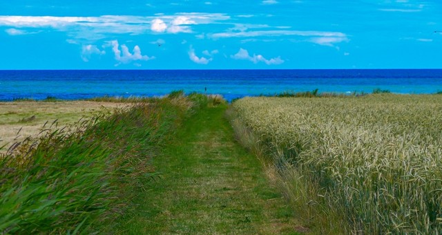 The seafront of Frederikshavn in Denmark