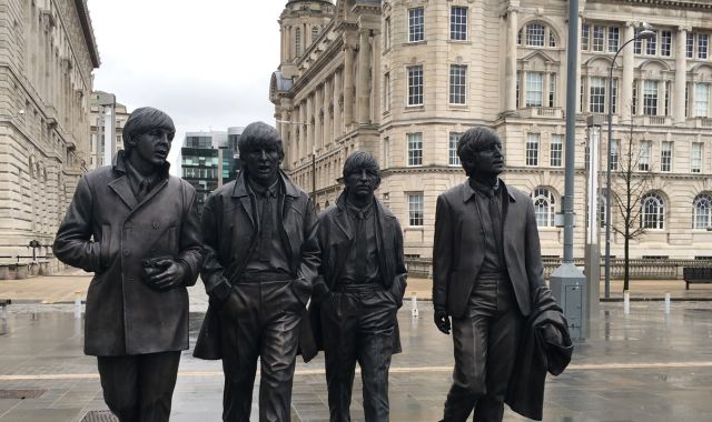 The Beatles Statue in Liverpool, UK