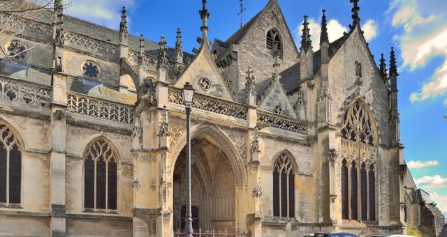 The Basilica of the Holy Trinity (Basilique Sainte-Trinité) church in Cherbourg, France