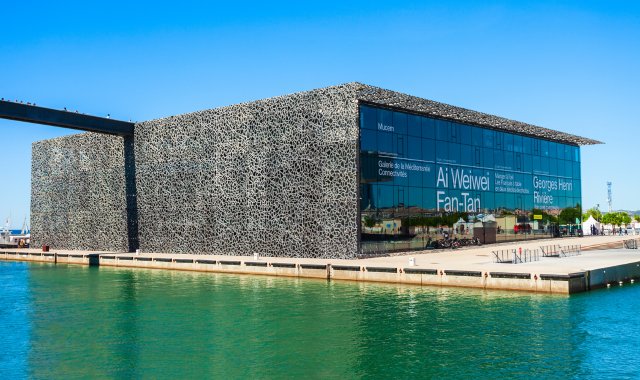 The Museum of European and Mediterranean Civilisations in the Vieux Port of Marseille, France