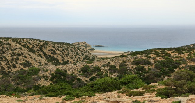 Sentier de randonnée à Gavdos