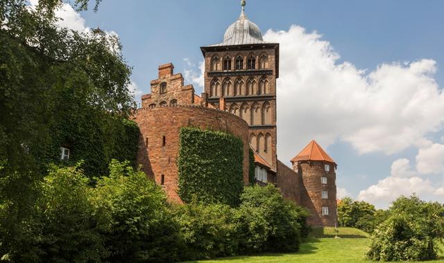 Buildings in the Old Town of Lübeck, Germany