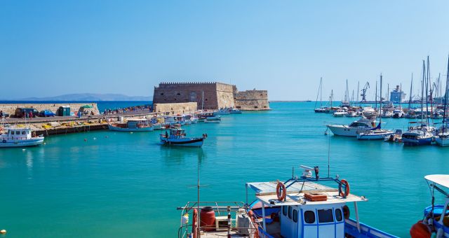 La Fortaleza de Koules, en Heraclión (Creta, Grecia)