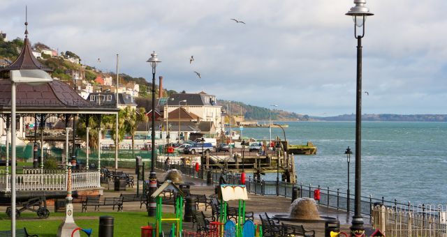 A playground at Cobh’s promenade park