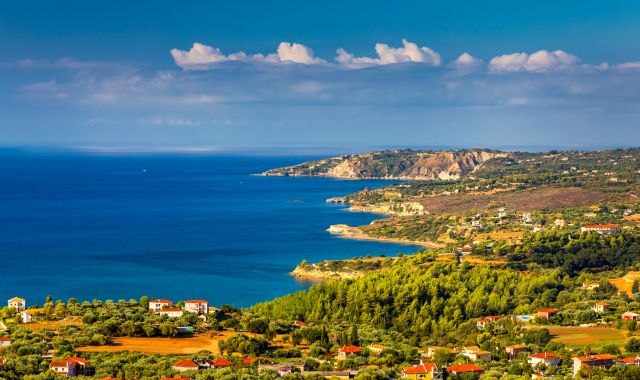 Le beau littoral sauvage de Céphalonie