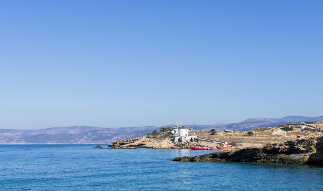 Crystal blue waters in Koufonisia