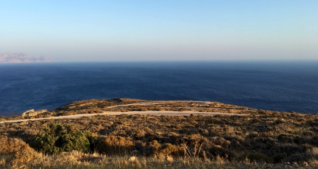 Vue sur la mer depuis Nisyros