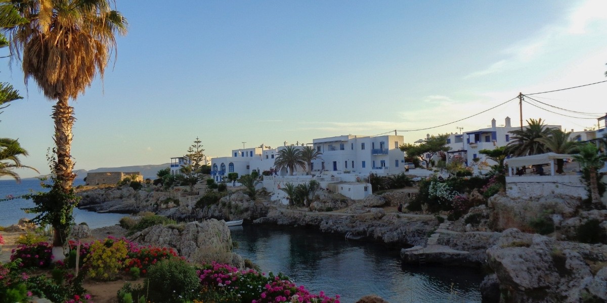 Beautiful seaside village in Paxos