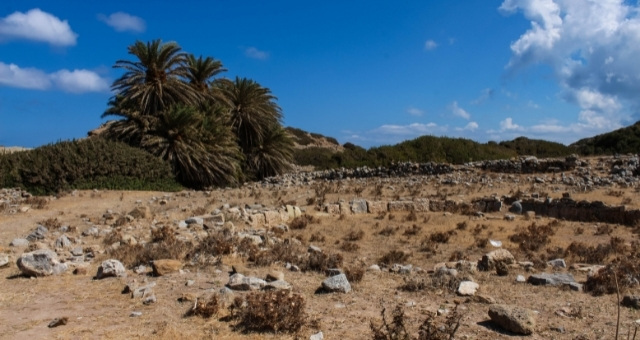 Le rovine dell’antica città di Itanos vicino a Sitia