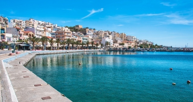 The coastal town of Sitia