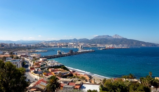 The port of Ceuta