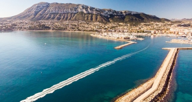 Vista panoramica di Dénia