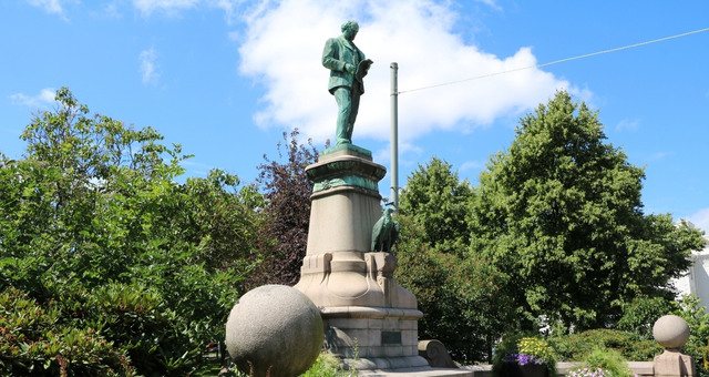 The statue of John Ericsson in Gothenburg