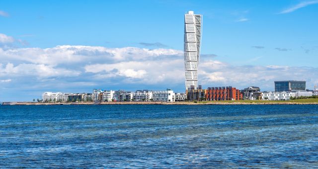 The Turning Torso building in Malmö