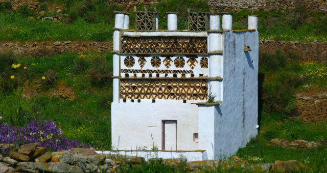 Taubenhäuser auf Tinos