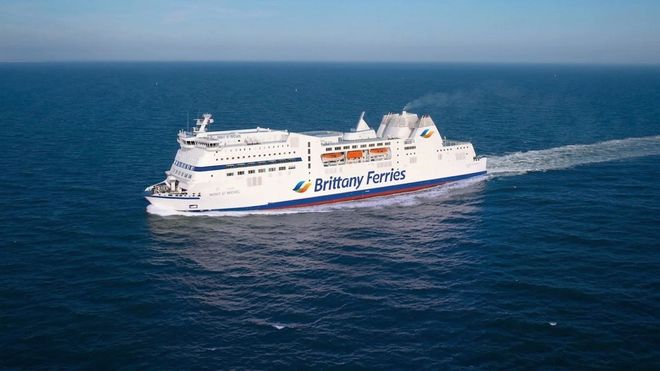 Vista aérea del ferry