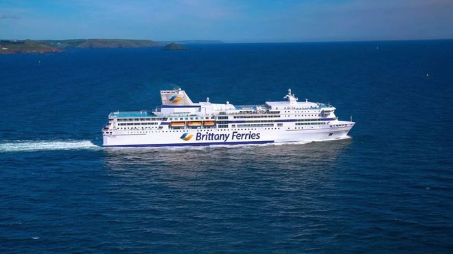 Vista aérea del ferry