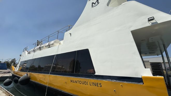 Top view of the ferry